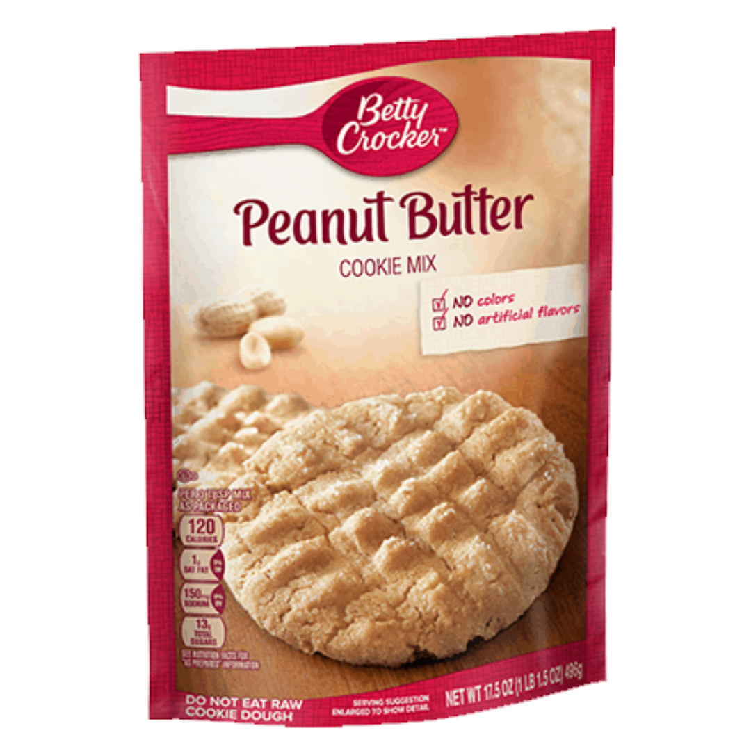 BETTY C.PEANUT BUTTER COOKIE MIX 496G